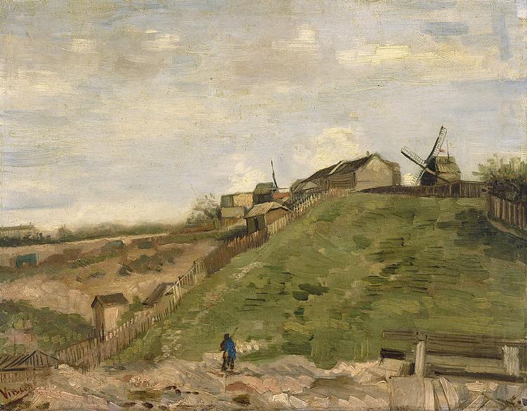 Vincent Van Gogh The hill of Montmartre with stone quarry china oil painting image